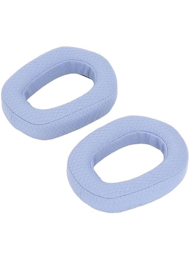 Replacement Earpads Ear Cushions for Logitech G435 Lightspeed, Noise Isolation Protein Leather & Breathable Mesh Professional Headphone Ear Pads Covers (Blue)