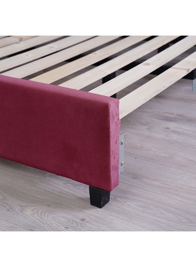 Pan Home Galia Base Velvet Pink 200X200 Cm - Image 5