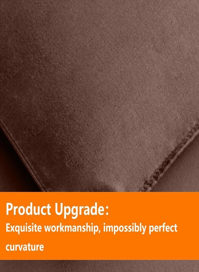TAIMIT Brown Twin Size Comforter Set - 5 Pieces, Bed in a Bag Bedding Sets with All Season Soft Quilted Warm Fluffy Reversible Comforter,Flat Sheet,Fitted Sheet,1 Pillow Shams,1 Pillowcases - Image 5