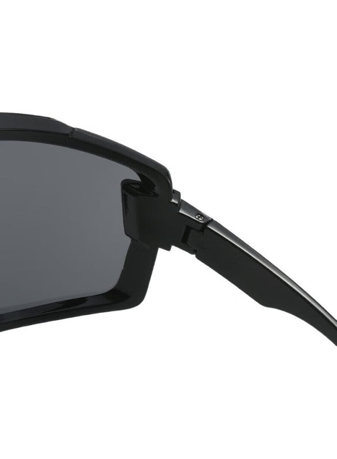 LOVECRAFT Cycling Glasses 1622-Black Frame With Silver Lenses, Unisex Sunglasses For Bicycle, Uv Protection, Wind And Sand Protection, Specially Designed For Running - Image 3