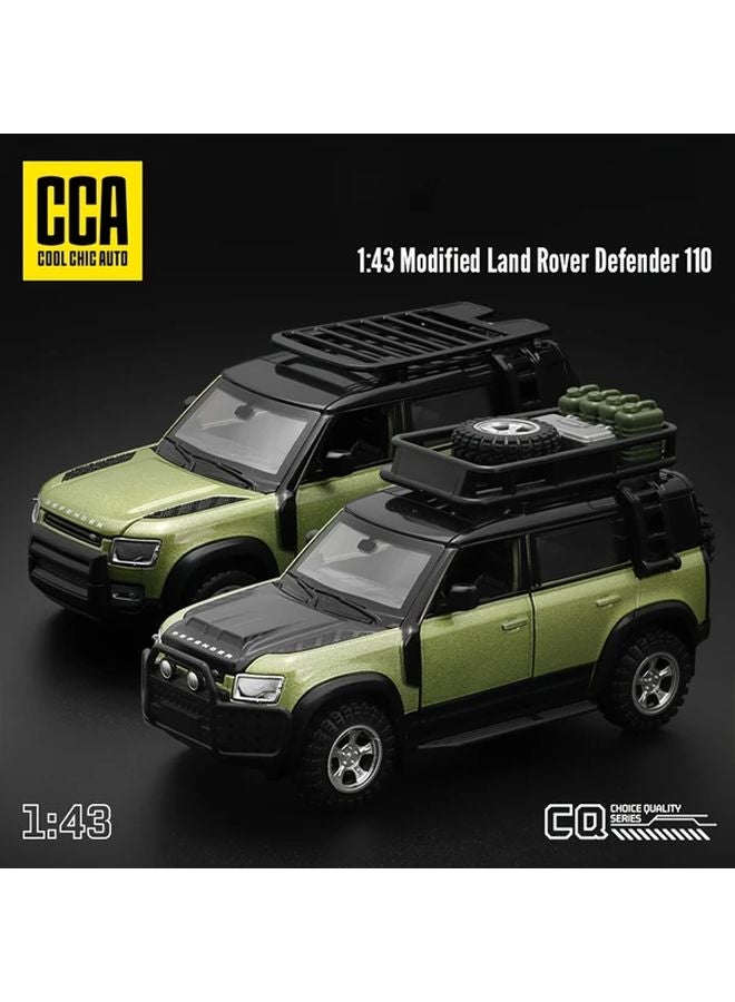 CCA 1 43 Scale Land Rover Defender Green Collectible Model Car DIY Open Door Accessory Upgrade Kit - Image 4