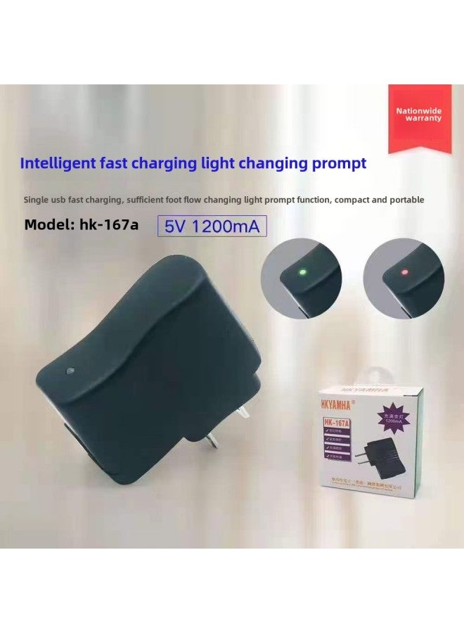 Hong Kong Yamaha 5V2A Charger Video Card Speaker Dedicated Full-charge Automatic Light Change-Color:6v2a (for Electronic Scales, Special For Therapeutic Instruments) - Image 2