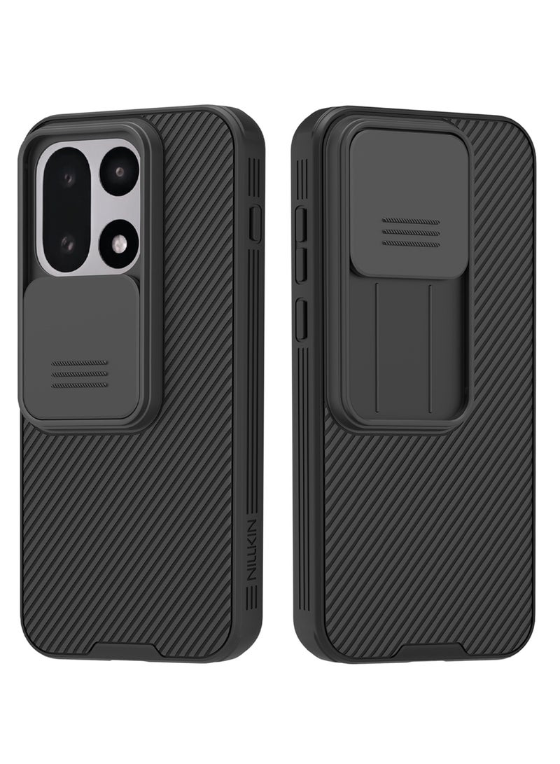 نيلكين غطاء لهاتف OnePlus 15 بتصميم شريحة لحماية العدسة، مع مصدّ TPU وPC مقاوم للصدمات، وحماية ضد بصمات الأصابع، وهيكل نحيف خفيف للهواتف المحمولة - Image 1