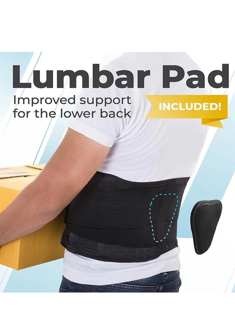 Cool Baby Waist Support Belt High Elastic Breathable Double Compression Support Belt For Weightlifting Work Adjustable And Removable Lumbar Cushion To Relieve Disc Herniation Sciatica Scoliosis (L/XL size) - Image 4