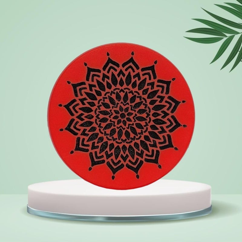 NHD Professional Carrom Striker 702 | 15g Original Tournament Striker | Smooth Bottom, Engraved Top | 41.2mm Dia (Pink) - Image 3