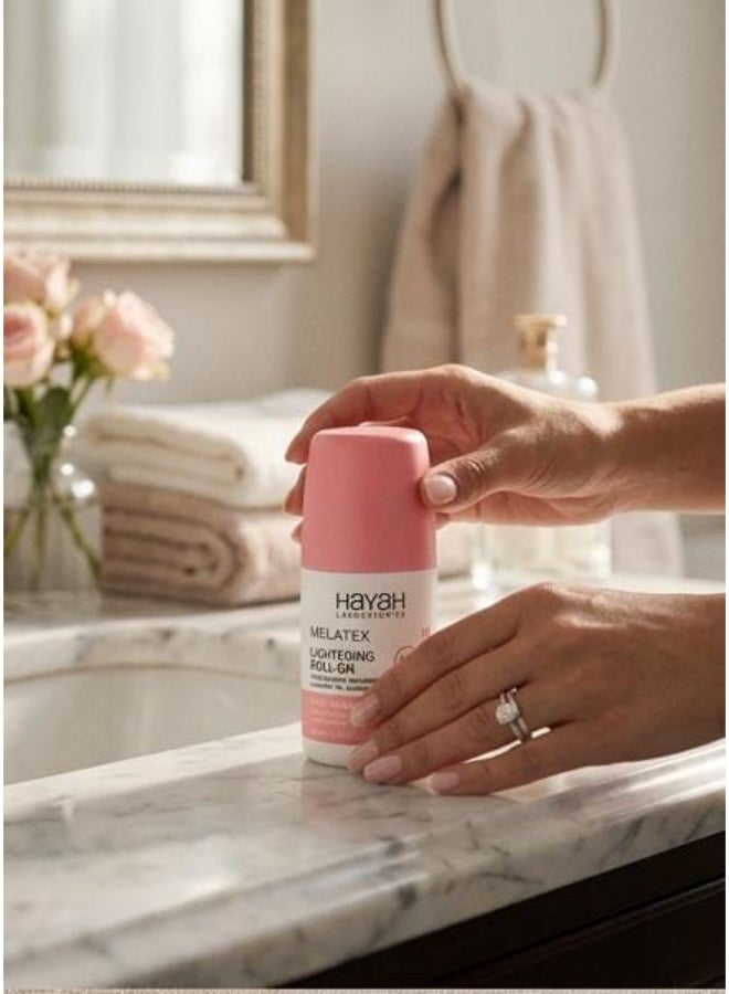 MELATEX Hayah Melatex Deodorant Roll On Rose 60 Ml + Original 60 Ml  (Packaging may vary) - Image 5