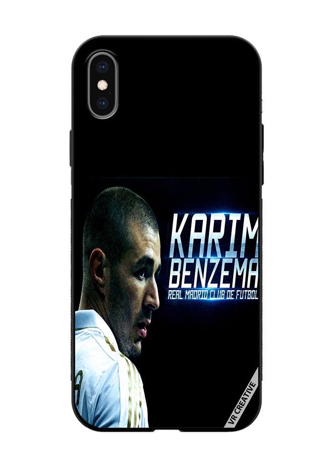 VR CREATIVE Protective Case Cover For Apple iPhone X/XS Benzema Design Multicolour - Image 1