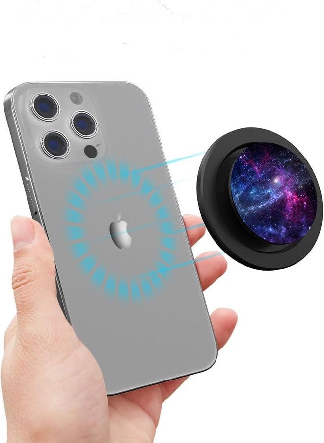 enttgo Magnetic Phone Grips and Stands for Smartphones and Tablets Compatible with MagSafe, Adapter Ring for Magnetic Included,Suitable for Various Types of Smartphones - Image 1