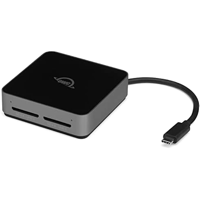 OWC ATLAS DUAL SD CARD READER, USB-C DUAL-SLOT SDXC UHS-II CARD READER, (TCDSDRDR) - Image 1