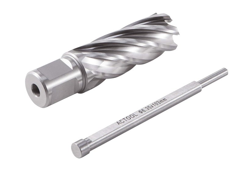 ACTOOL 7/8" Diameter × 2" Depth of Cut HSS ANNULAR Cutter with 3/4'' Weldon Shank - Image 4