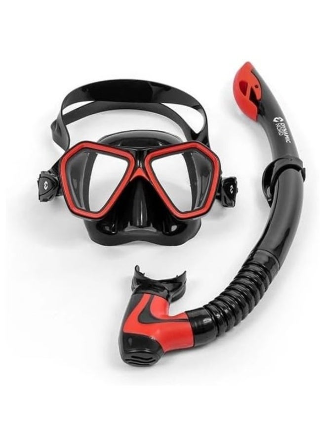 DYNAMICNORD Snorkeling Set Junior Msj-20 Black/Black-Red - Image 1