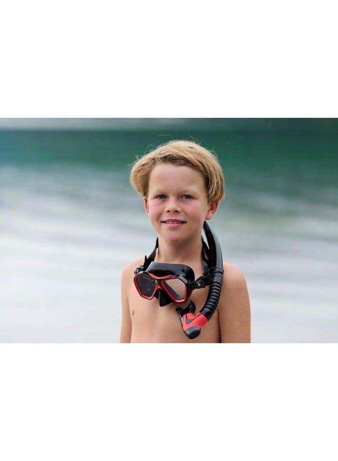 DYNAMICNORD Snorkeling Set Junior Msj-20 Black/Black-Red - Image 3