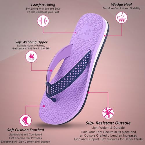 SPARX Flip Flop SF-631 Lavender For Women - Image 3