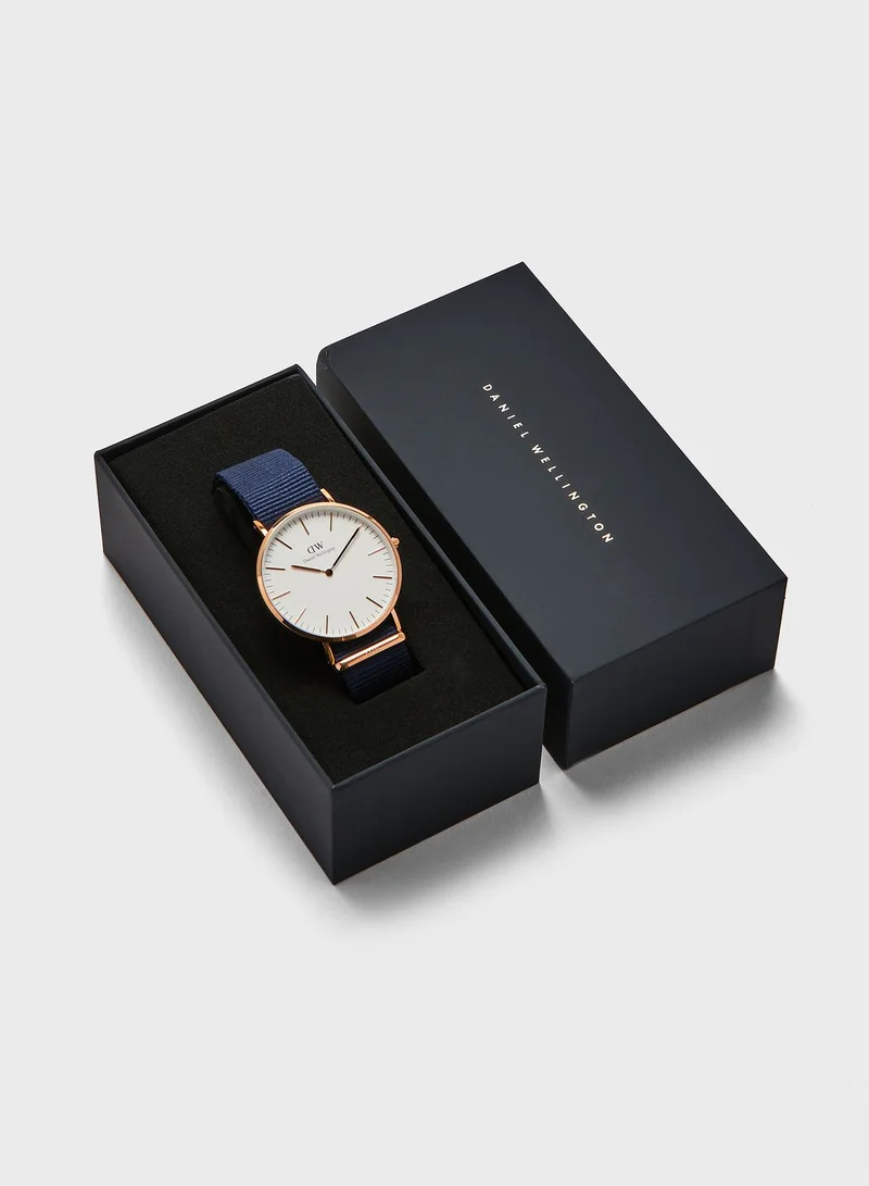 DANIEL WELLINGTON Classic Bayswater RG White 40mm Watch