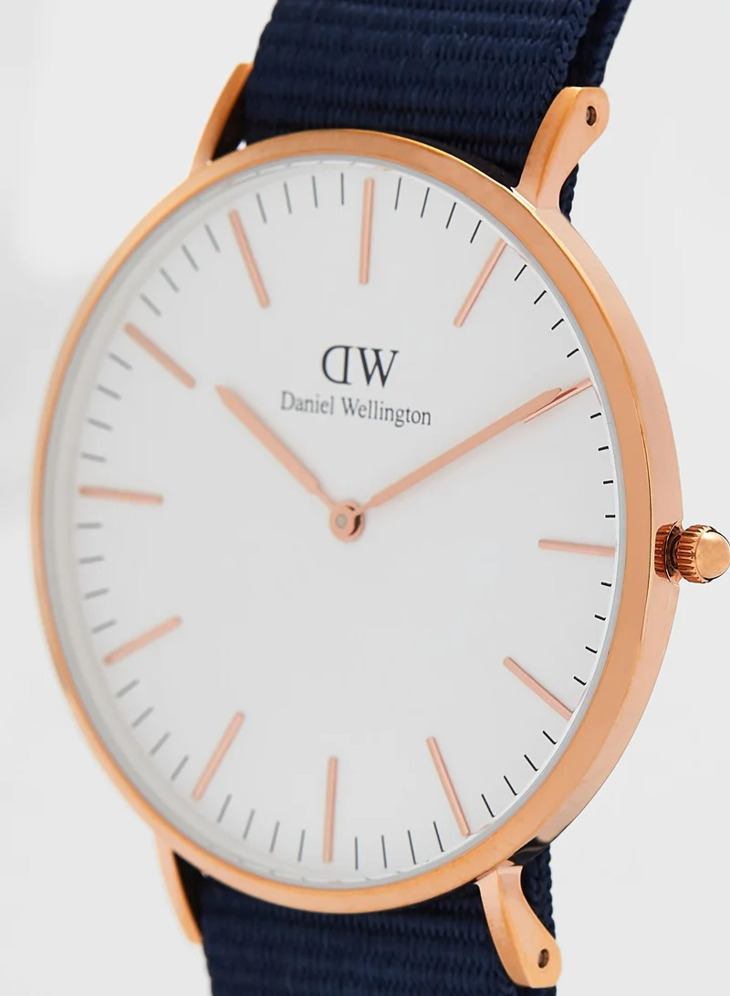 DANIEL WELLINGTON Classic Bayswater RG White 40mm Watch