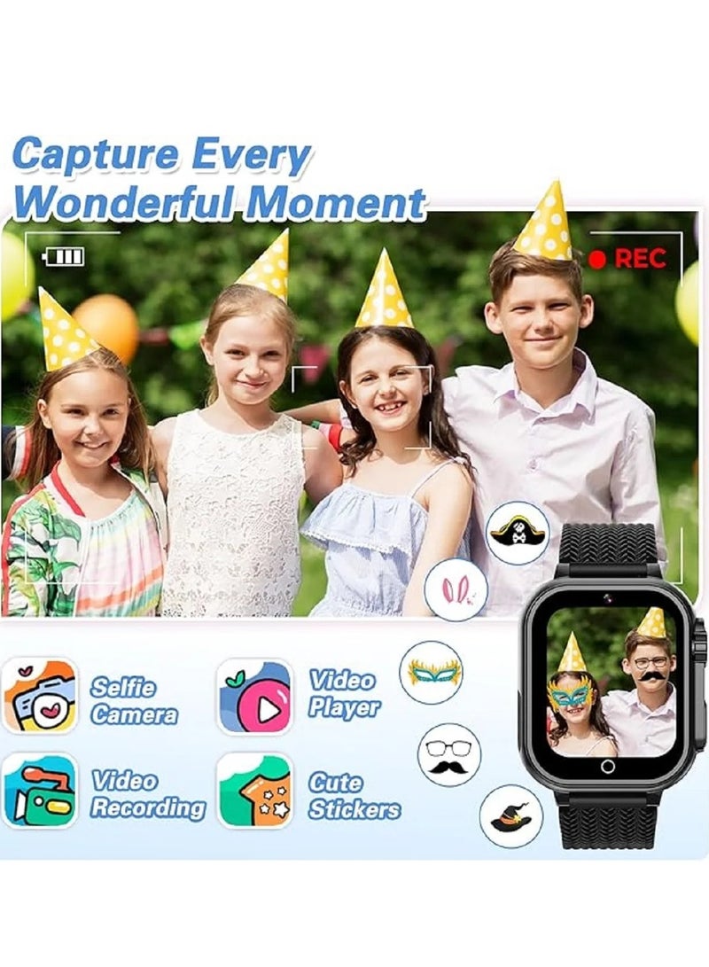 Children's Smart Watch 32 Games, 1.69 Inch HD Camera Music Video Pedometer Audio Book Alarm Clock Smartwatch Boy Girl Gift for 4-12 Years - Image 5