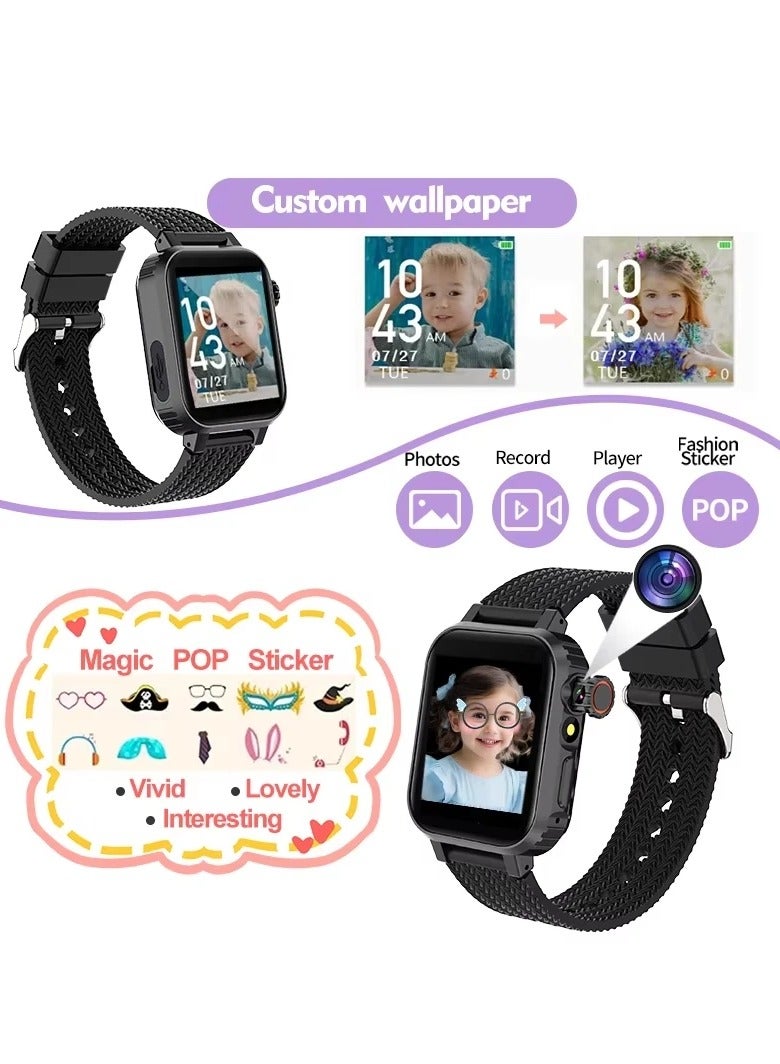 Children's Smart Watch 32 Games, 1.69 Inch HD Camera Music Video Pedometer Audio Book Alarm Clock Smartwatch Boy Girl Gift for 4-12 Years - Image 4