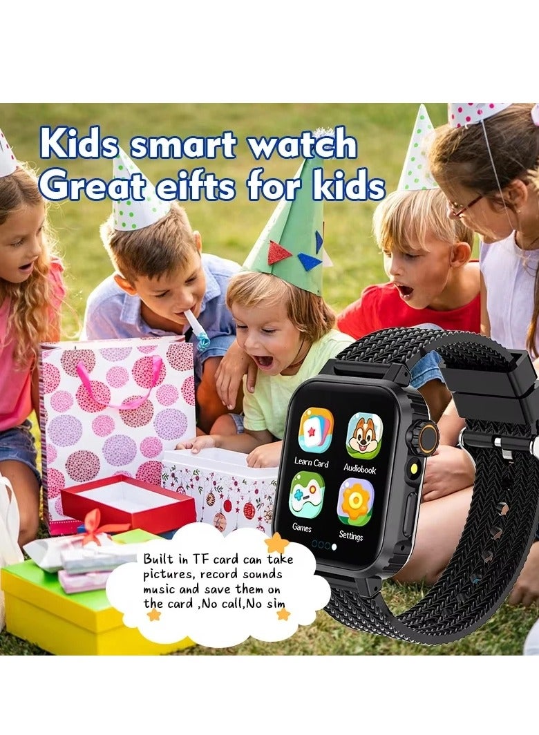 Children's Smart Watch 32 Games, 1.69 Inch HD Camera Music Video Pedometer Audio Book Alarm Clock Smartwatch Boy Girl Gift for 4-12 Years - Image 2