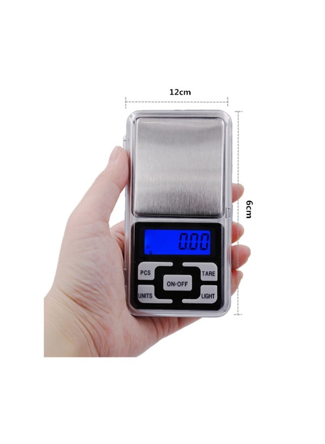 ميزان جيب محمول صغير بسعة 500 جم × 0.01 جم يستخدم لاصحاب الحميه و النظام الغذائي الدقيق - Image 1