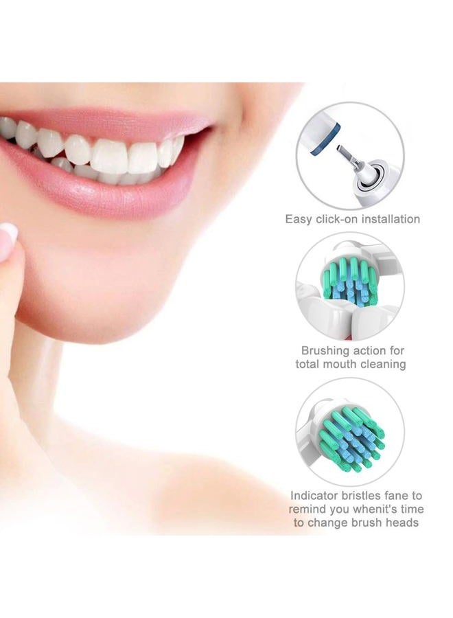 genkent Replacement Toothbrush Heads Compatible with Oral B Braun 12 Pcs Professional Electric Toothbrush Heads Brush Heads Replacement for Heads Refill Pro 500/1000/1500/3000/3757/5000/7000/7500/8000 - Image 4