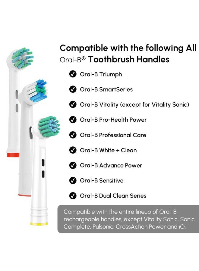 genkent Replacement Toothbrush Heads Compatible with Oral B Braun 12 Pcs Professional Electric Toothbrush Heads Brush Heads Replacement for Heads Refill Pro 500/1000/1500/3000/3757/5000/7000/7500/8000 - Image 2