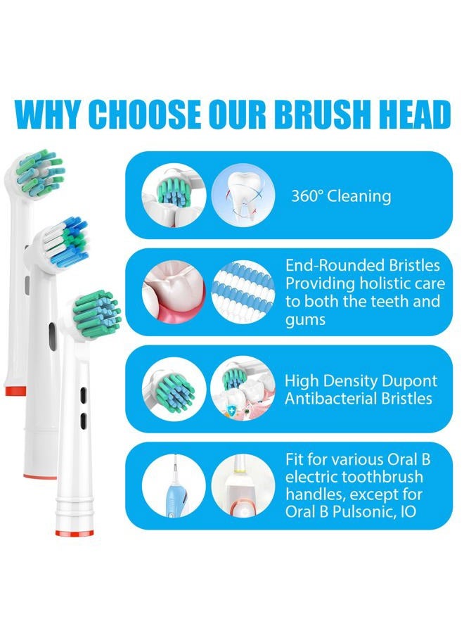 genkent Replacement Toothbrush Heads Compatible with Oral B Braun 12 Pcs Professional Electric Toothbrush Heads Brush Heads Replacement for Heads Refill Pro 500/1000/1500/3000/3757/5000/7000/7500/8000 - Image 3