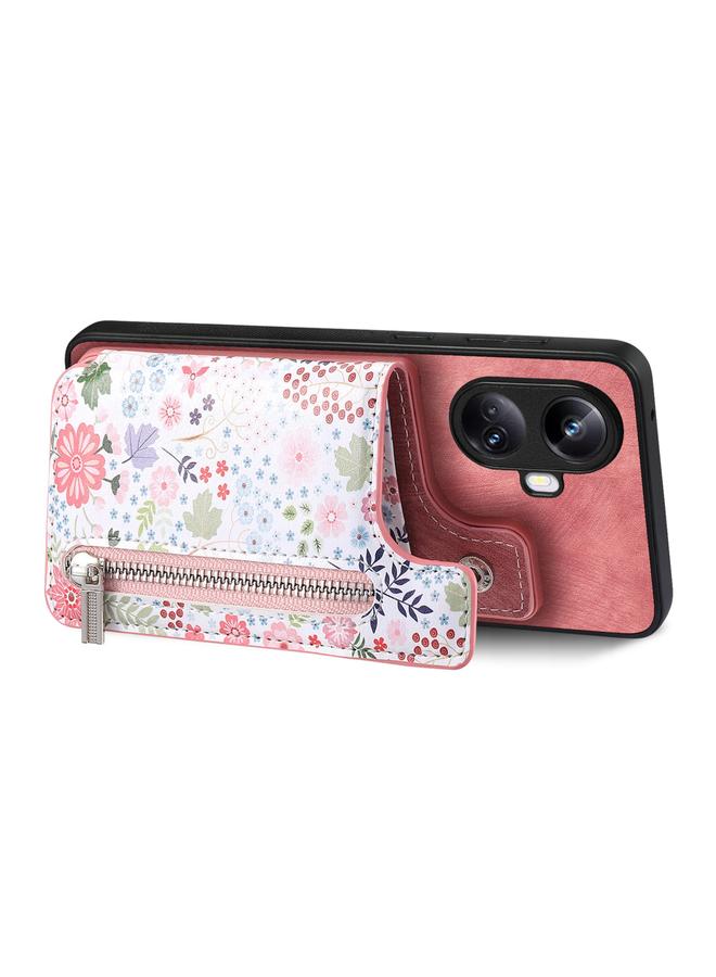 اس-توب جراب خلفي لهاتف Realme C21Y بتصميم كلاسيكي مع سحاب ومحفظة - Image 2