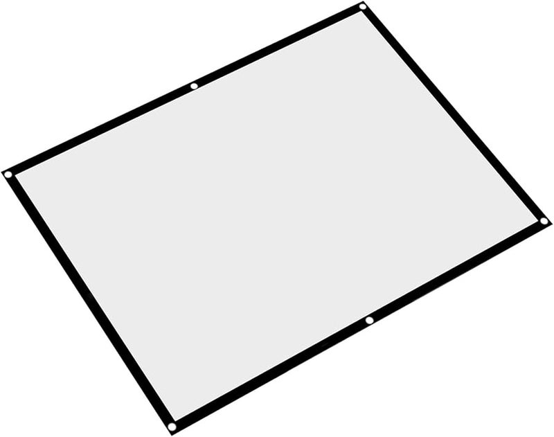 LUCKDANO69nu375ygd 04 Portable Projector Screen Foldable Non Crease White 60 100 Inch 4 3 Camping Movie - Image 3