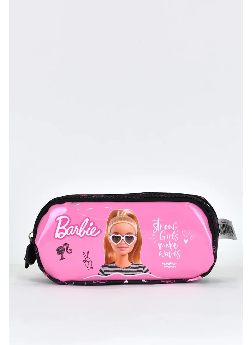 باربي Multi-Eye Pencil Case Two-Partition Pencil Case Pink 2703