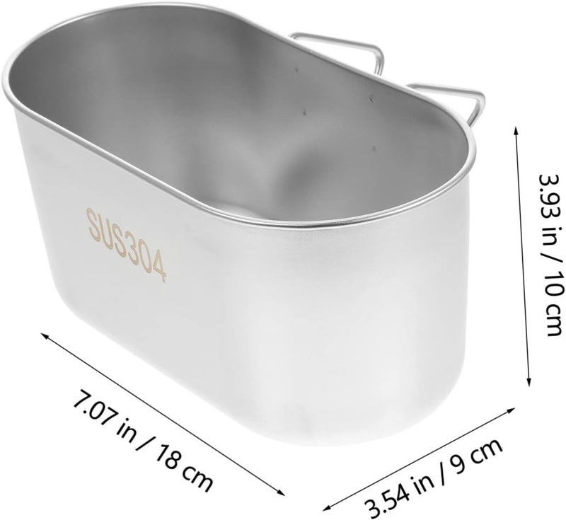 Luxshiny Household Stainless Steel Fruit Drain Basket Leftover Draining Sink Strainer Vegetable Washing Basket for Kitchen Prevents Clogs Easy to Hang Design - Image 2