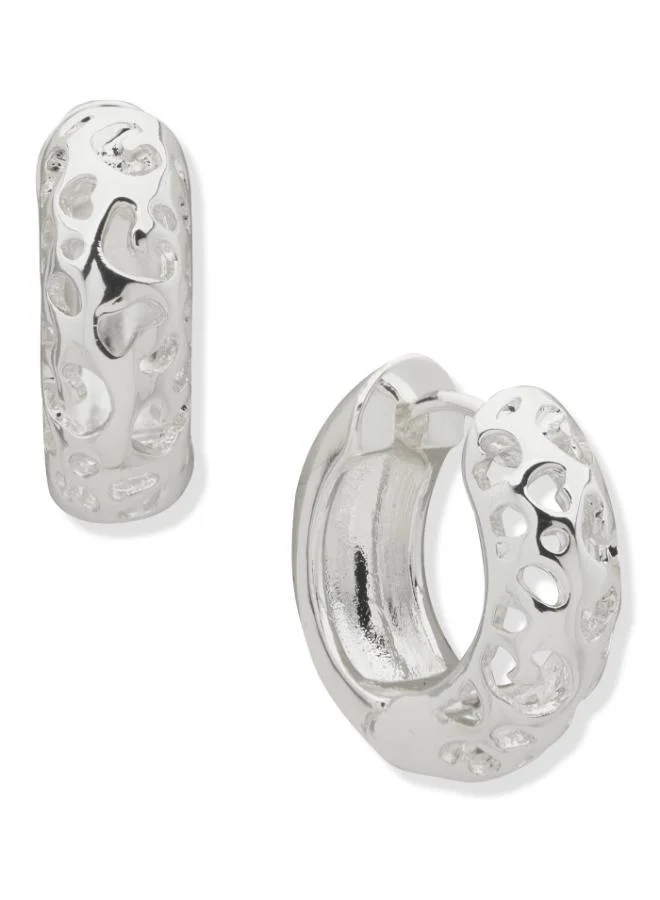 NINE WEST Pe 21Mm Leopard Huggie Earrings