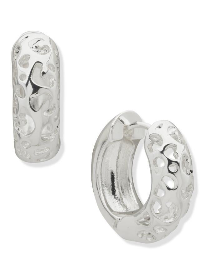 NINE WEST Pe 21Mm Leopard Huggie Earrings