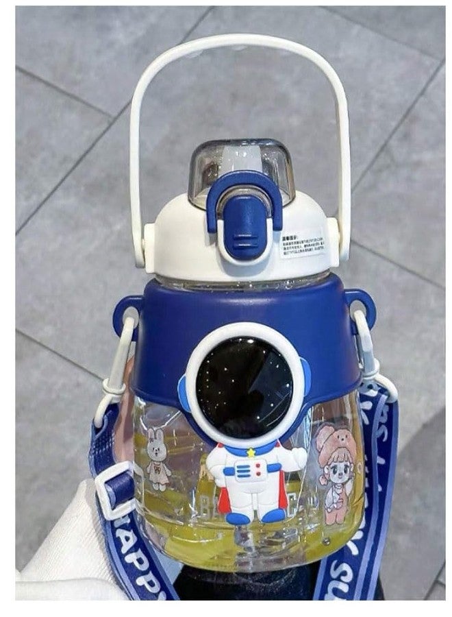 Neel® Designer Water Bottle for Kids - Hanging Bottle with Straw, Cute Birthday Gift, School Tumbler (Style 5) - Image 5