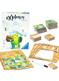 Ravensburger Explorers An Easy To Learn Flip And Write Strategy Game For Ages 8 And Up  - Image 1