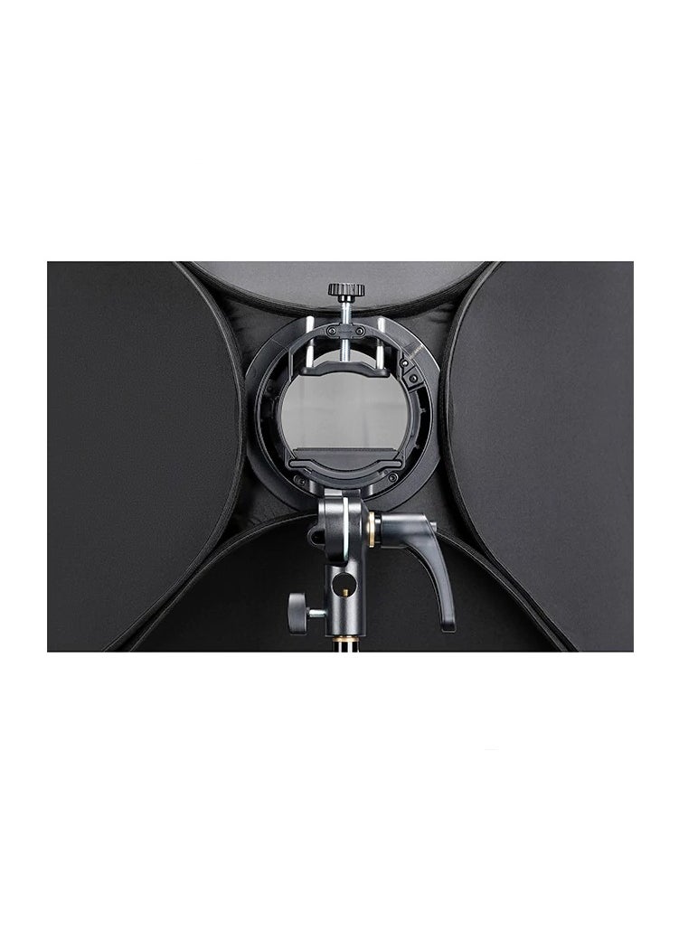 Godox - S2 Speedlite Bracket With Softbox - 80x80cm - Image 1