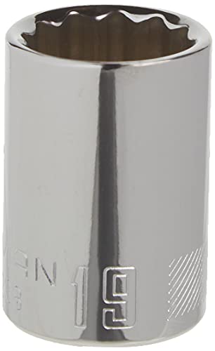 CRAFTSMAN Shallow Socket Metric 12Inch Drive 19mm 12Point CMMT44238 - Image 1