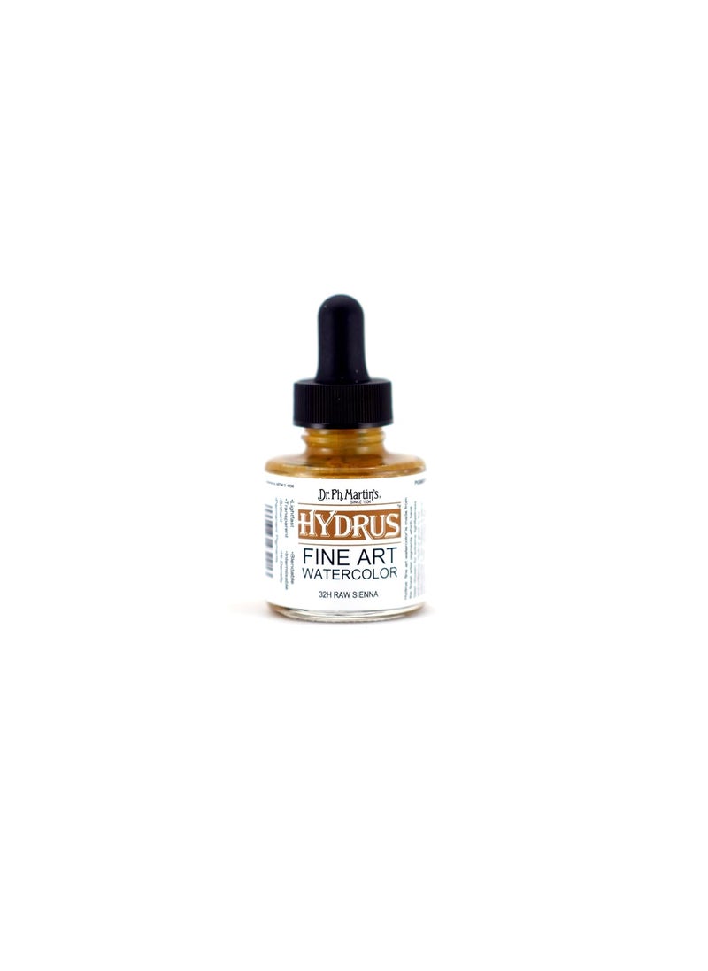 Dr. Ph. Martin's - Dr. Ph. Martins Hydrus Fine Art Watercolor, 1.0 Oz, Raw Sienna (32 H) - Image 1