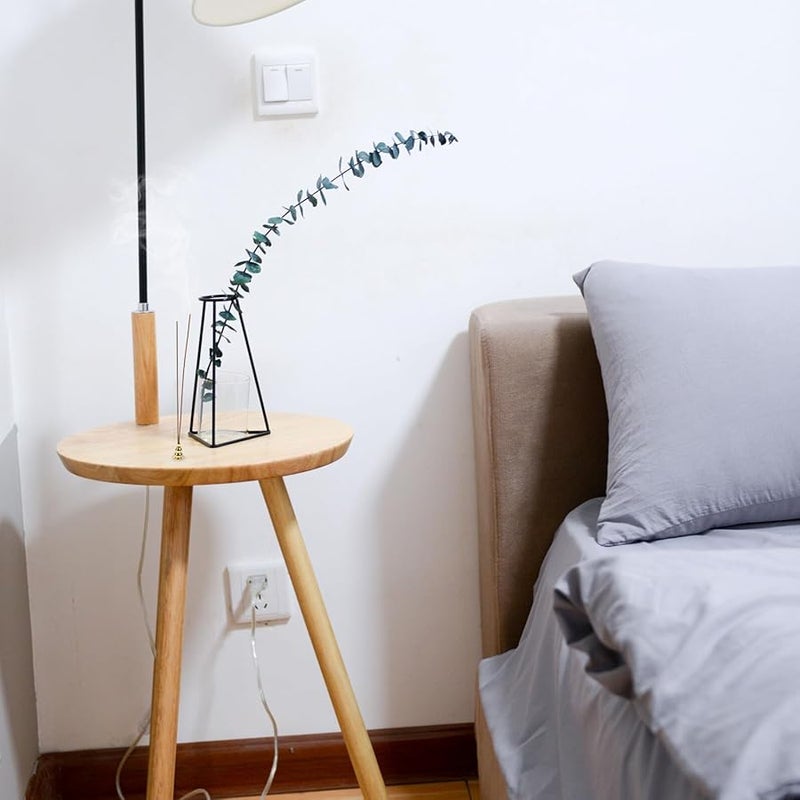 عصي البخور الطبيعية من خشب الصندل مع حامل للتأمل والاسترخاء، مادة نباتية عطرية. - Image 4