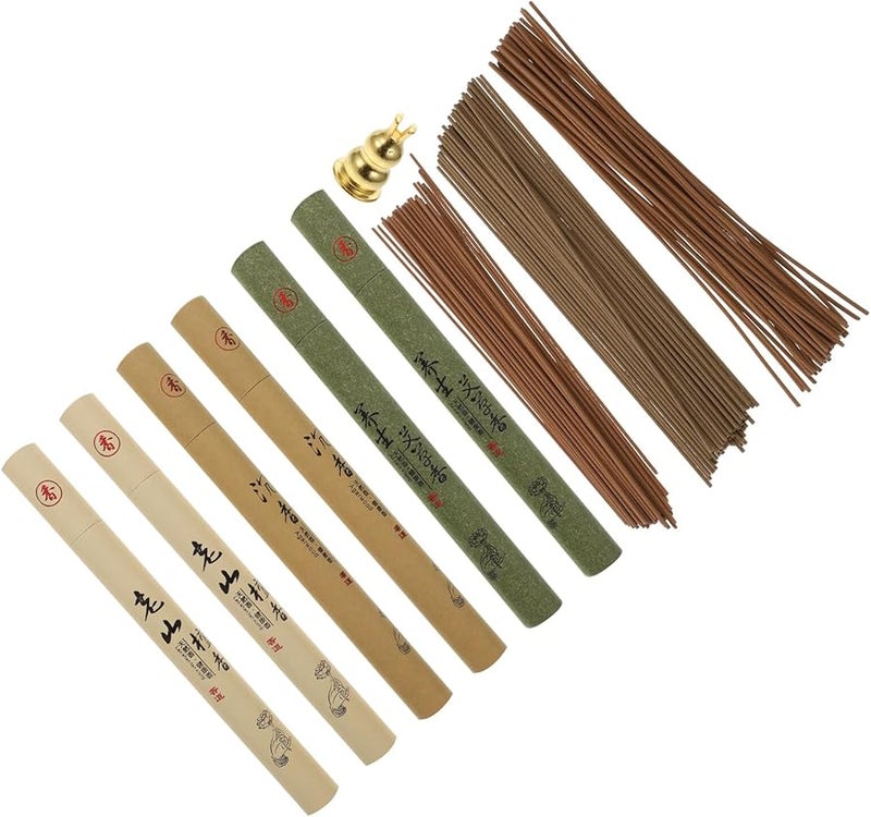 عصي البخور الطبيعية من خشب الصندل مع حامل للتأمل والاسترخاء، مادة نباتية عطرية. - Image 2