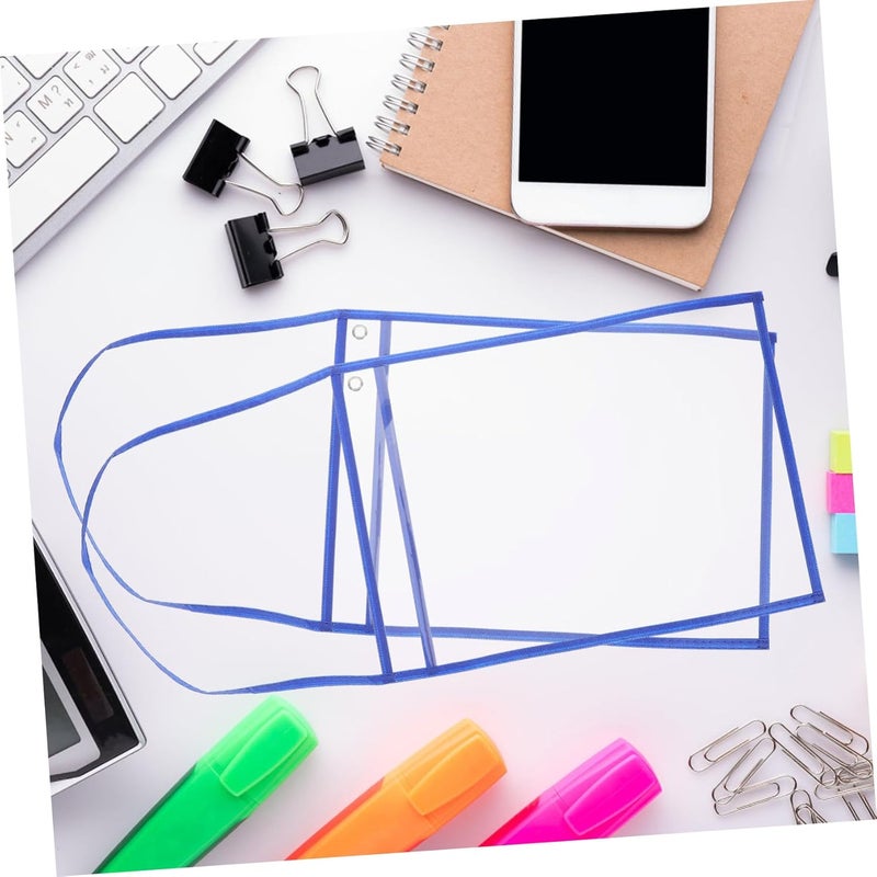 10pcs School Supplies for Boys and Girls File Document Folders Dry Erase Pockets Thick Pockets Office File Organizer - Image 4