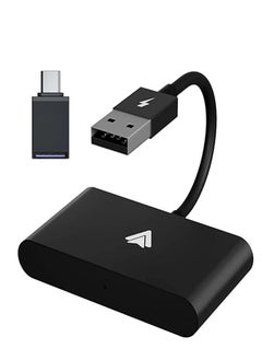 Generic Wireless Carplay Adapter for iPhone, Dongle Adapter Converts Wired Carplay to Wireless, 5GHz WiFi Bluetooth 5.0, Compatible with 2015+ Cars. (Supports iOS 10-16) black  - Image 1