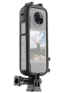 Y&D Cold Shoe PC Plastic Protective Frame with Adapter Mount & Screw for Insta360 X3 Anti-Scratch Camera Accessories  - Image 1
