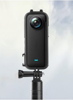 Y&D Cold Shoe PC Plastic Protective Frame with Adapter Mount & Screw for Insta360 X3 Anti-Scratch Camera Accessories  - Image 2