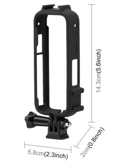 Y&D Cold Shoe PC Plastic Protective Frame with Adapter Mount & Screw for Insta360 X3 Anti-Scratch Camera Accessories  - Image 5