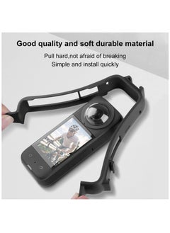Y&D Cold Shoe PC Plastic Protective Frame with Adapter Mount & Screw for Insta360 X3 Anti-Scratch Camera Accessories  - Image 4