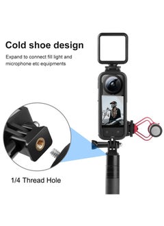 Y&D Cold Shoe PC Plastic Protective Frame with Adapter Mount & Screw for Insta360 X3 Anti-Scratch Camera Accessories  - Image 3
