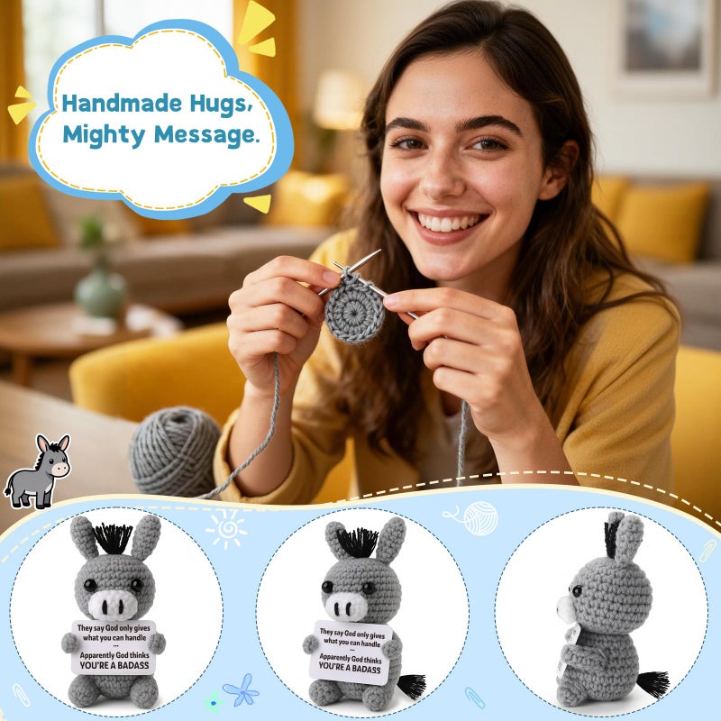 Frabaca Easter Basket Stuffers for Adult Women Men - God say You're The Badass, Funny Emotional Affirmation Appreciation Birthday Gift for Her Him - Inspirational Self Care Holiday Essentials - Image 3