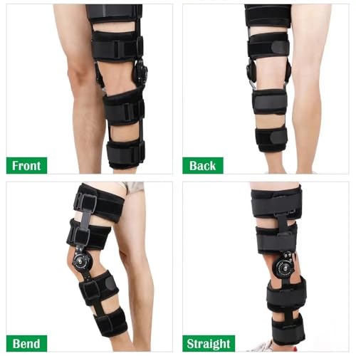 DIALDRCARE Hinged Knee Brace with chuck,Adjustable Orthosis Stabilizer,Postoperative Knee Support for Restoration Stabilization - Image 4
