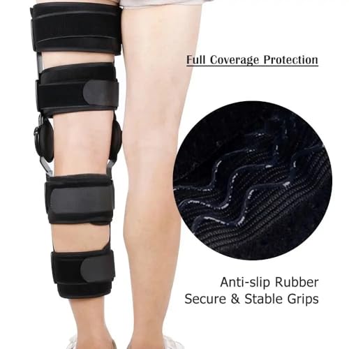 DIALDRCARE Hinged Knee Brace with chuck,Adjustable Orthosis Stabilizer,Postoperative Knee Support for Restoration Stabilization - Image 2