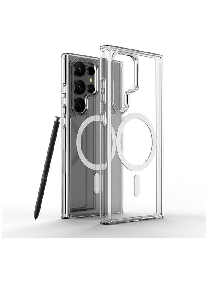 wexon Crystal Clear Case for Samsung Galaxy S25 Ultra with Full Protection Compatible with Wireless Charging, Shockproof Soft TPU Phone Cover Compatible with  (Samsung Galaxy S25 Ultra) - Image 1